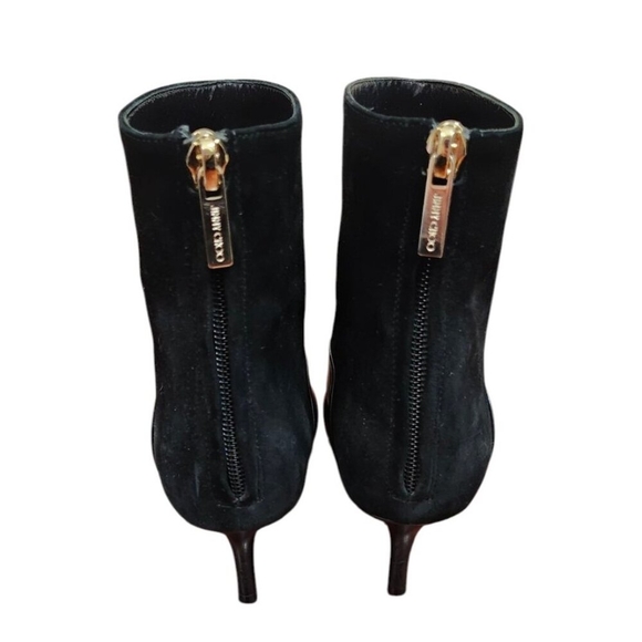 Jimmy Choo Black Suede/Leather Ankle Booties Women's Size EU 34.5/US 4.5 - Picture 8 of 15